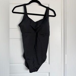 Black One-Piece Swimsuit